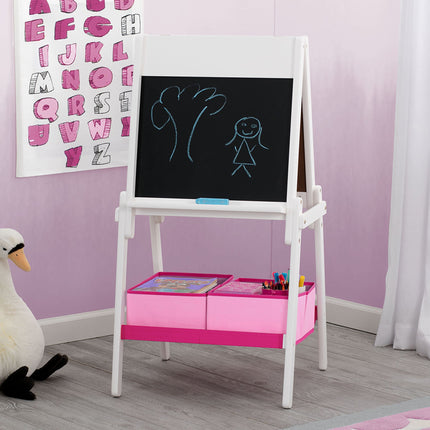 Chevalet double face en bois peint Delta Children - Blanc