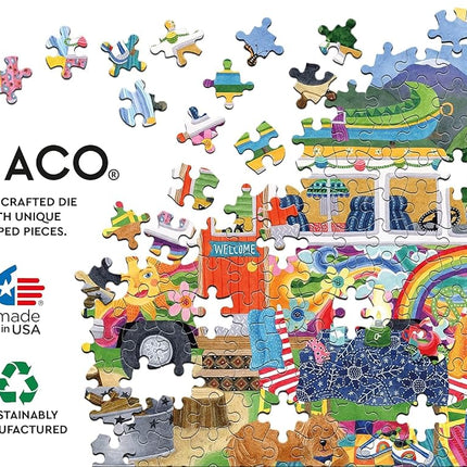 Ceaco - Happy Camper - Waterfall Camper - 300 Piece Jigsaw Puzzle