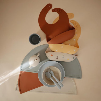 mushie Silicone Bib, Sun, 2500197