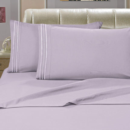 Elegant Comfort 4 Piece 1500 Thread Count Luxury S