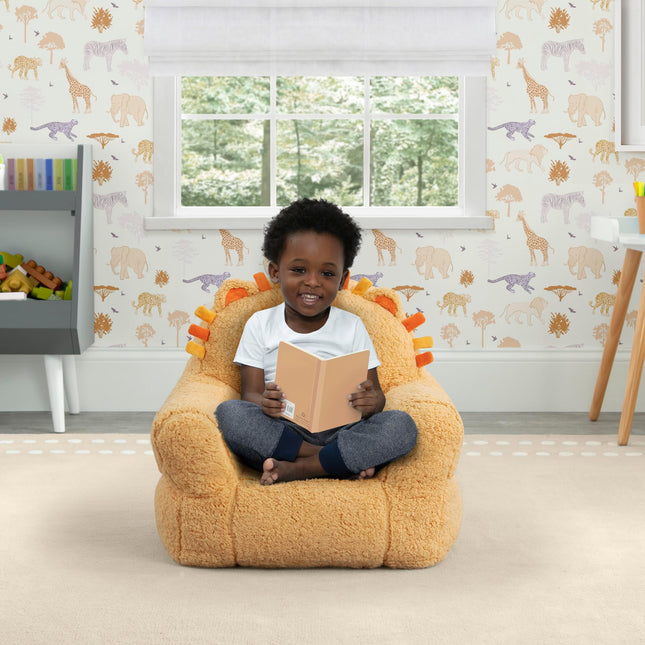 Sillón Delta Children Lion Cozee Buddy, Naranja