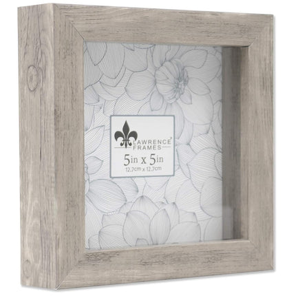 Lawrence Shadow Box Frame, Polystyrene, Natural Gr