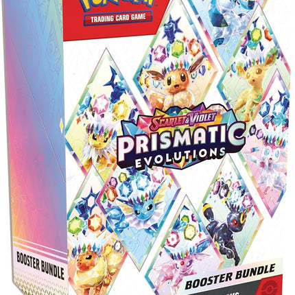 Lot de 6 boosters Évolutions prismatiques Pokémon JCC Écarlate et Violet 8.5