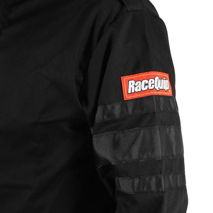 Racequip 111002 111 Series Small Black SFI 3.2A/1 Single Layer Driving Jacket