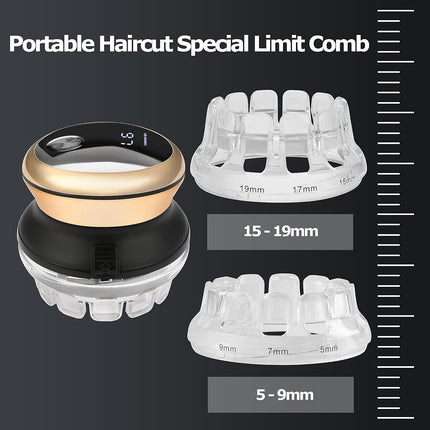 KEMEI 887 Cordless Automatic Self-Haircut Clipper for Men, Gold