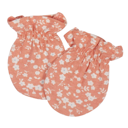 Gerber Baby-Girls 4-Pack Mittens, Ivory,yellow,blue,peach Pink, Newborn