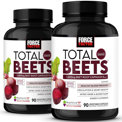 Force Factor Total Beets Blood Pressure Support Be