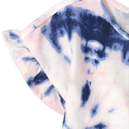 The Children's Place Toddler Girls Print Top 2-Pack, Milky Way, 5T