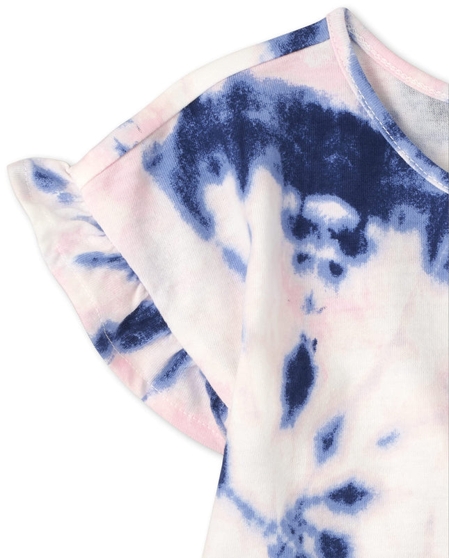 The Children's Place Toddler Girls Print Top 2-Pack, Milky Way, 5T