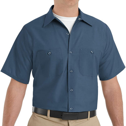 Red Kap Men's Industrial Work Shirt, Regular Fit, 