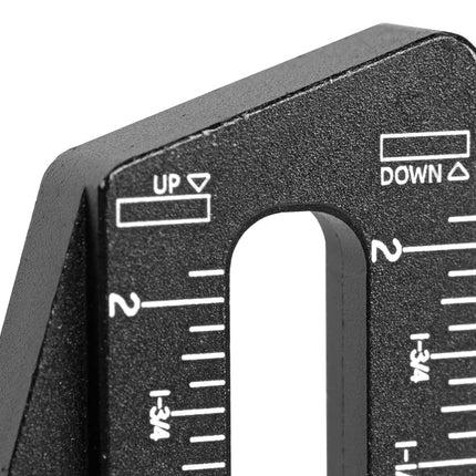 Wen 2-Inch Dual-Scale Tool Setup and Height Gauge for Band Saws, Table Saws, Router Tables, and Woodworking Equipment (ME522G)