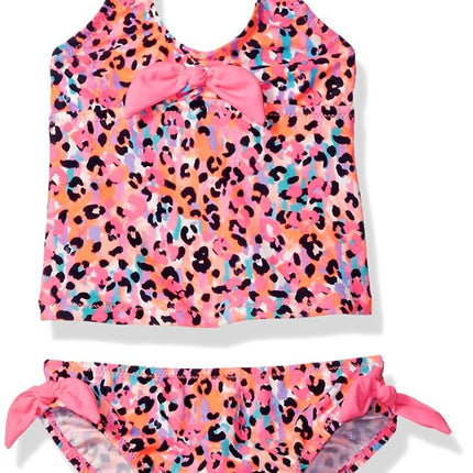 Osh Kosh Set de traje de baño Tankini de cabestro para bebé, niña, multicolor, 12M
