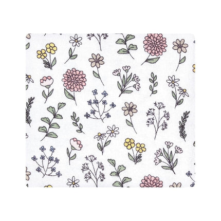 Hudson Baby Unisex Baby Cotton Flannel Receiving Blankets Bundle, Dandelion Wish, One Size