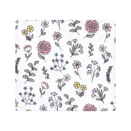 Hudson Baby Unisex Baby Cotton Flannel Receiving Blankets Bundle, Dandelion Wish, One Size