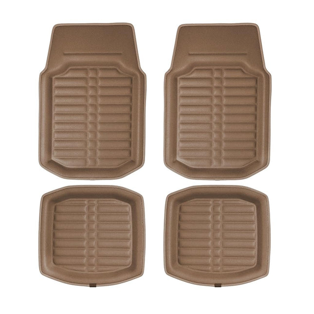 FH GROUP fh-f14407 Premium Carpet Mats – Fit most Truck, Suv, or Van Smooth Beige