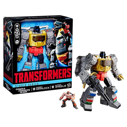 Transformers Studio Series The Transformers: The Movie Dinobot Grimlock, Leader Class 8.5-Inch Converting Action Figure, Robot Toys for Ages 8+