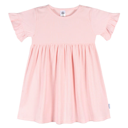 Gerber girls Toddler Short-sleeve and Sleeveless Dress Set, Seaside, 3T