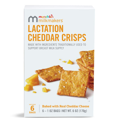 Munchkin Milkmakers Lactation Cheddar Crisps for B