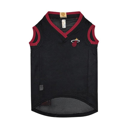 Pets First HEA-4047-XL Miami Heat Basketball Mesh Jersey