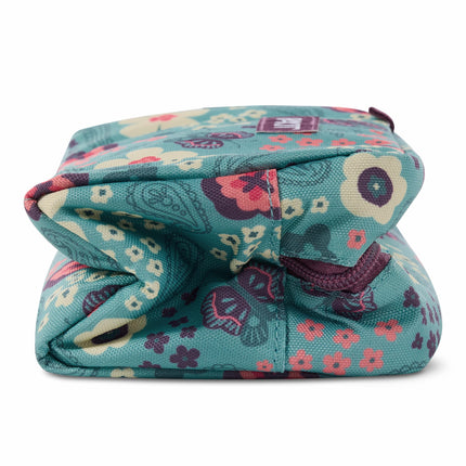 PackIt Freezable Small Insulated Snack Box, Butterfly Paisley, with EcoFreeze Technology (Built-in Ice Pack), Mini Cooler or Small Lunch Bag, for Fresh Snacks On the Go, for Work, Gym, or Travel
