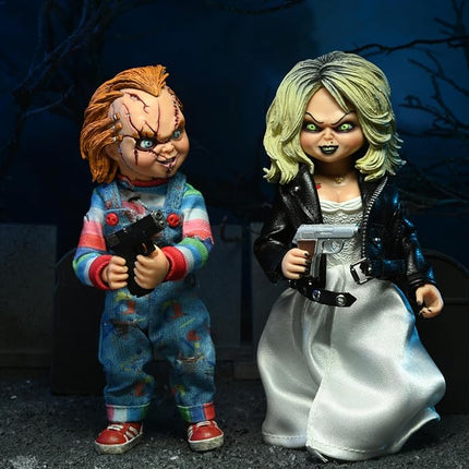 NECA - Bride of Chucky Tiffany & Chucky 8 Clothed Action Figure 2Pk