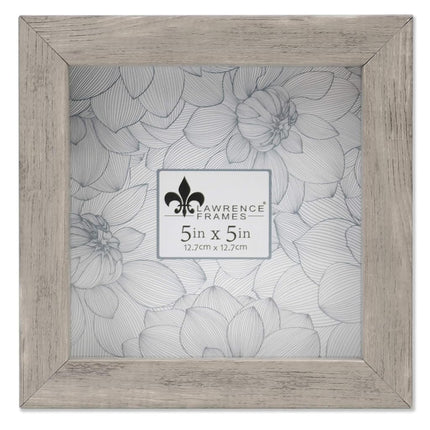 Lawrence Shadow Box Frame, Polystyrene, Natural Gray, 5x5
