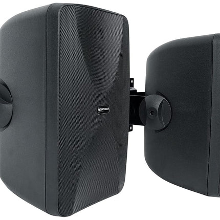 (6) Rockville WET-6525B 6.5" 70V Commercial Indoor/Outdoor Wall Speakers in Black