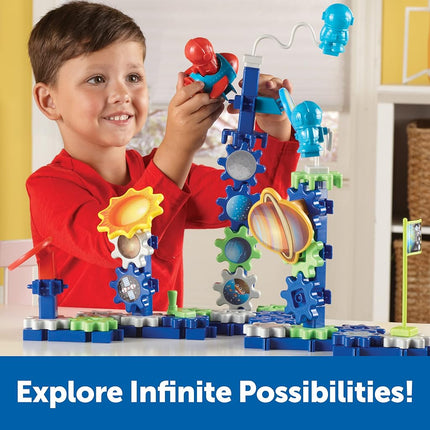 Learning Resources Gears Gears Gears! Space Explorers Building Set, Gears & Construction Toy, STEM Toys, Gears for Kids