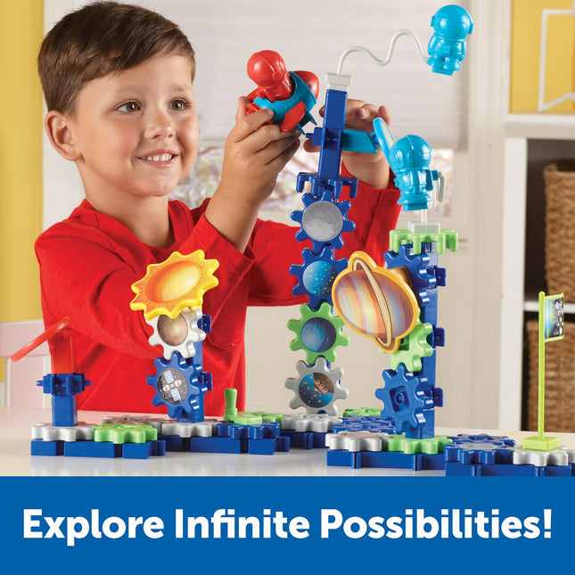 Learning Resources Gears Gears Gears! Space Explorers Building Set, Gears & Construction Toy, STEM Toys, Gears for Kids