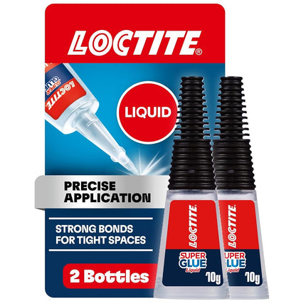 Loctite Super Glue Liquid 10-Gram Longneck Bottle