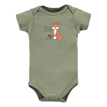 Hudson Baby Bodysuits de algodón para bebé, Zorro del bosque, 18-24 meses