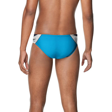 Speedo Men's Swimsuit Brief Endurance+ Splice Team Colors