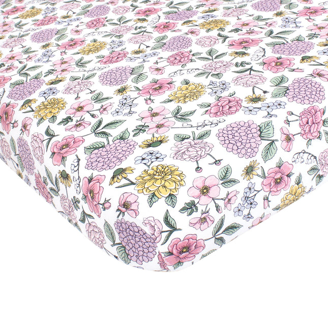 Hudson Baby Unisex Baby Cotton Fitted Crib Sheet, 