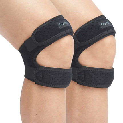 Rebomer Patella Knee Strap, Adjustable Knee Brace 