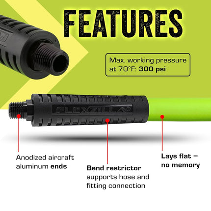 Flexzilla HFZ3850YW2 Hoses and Valves, 3/8" (inches) x 50' (feet)