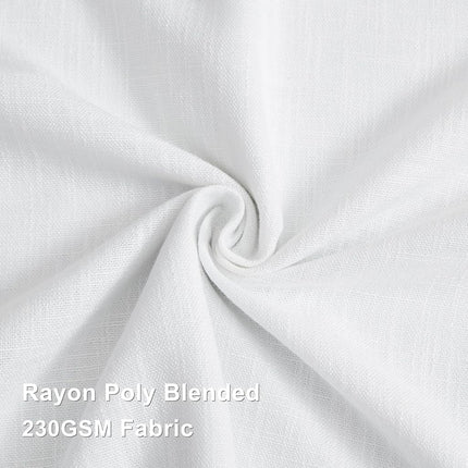 Vision Home White Pinch Pleated Full Blackout Curtains Thermal Insulated Window Curtains 108 inch for Living Room Bedroom Room Darkening Pinch Pleat Drapes with Hooks Back Tab 2 Panel 40" Wx108 L