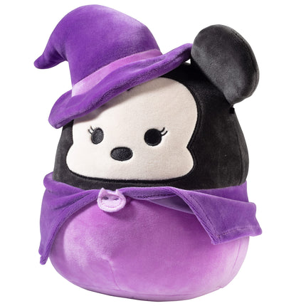 Squishmallows 8" Minnie Mouse Bruja - Peluche oficial de Halloween de Disney de Kellytoy - Juguete de peluche bonito y suave - Gran regalo para niños
