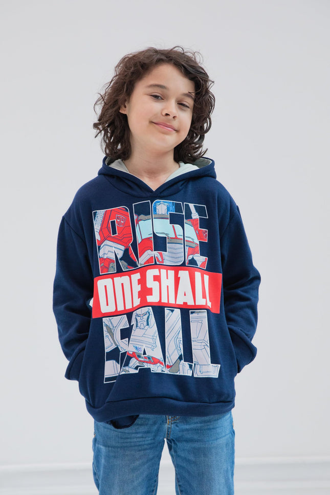 Sweat à capuche zippé Transformers Optimus Prime Bumblebee Megatron pour tout-petits et grands enfants, bleu, 24 mois