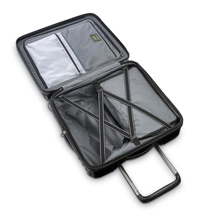 Samsonite Stryde 2 Hardside Expandable Luggage with Spinners, Stealth Black, M Glider, Stryde 2 Hardside Expandable Luggage with Spinners