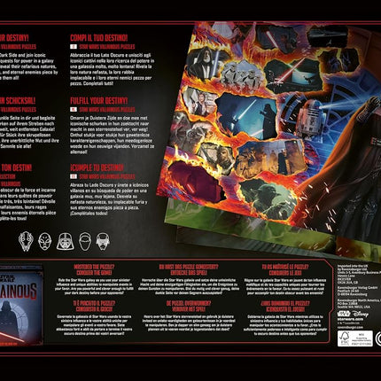 Ravensburger - Star Wars Villainous: Kylo Ren, Villainous Collection, 1000 Pieces, Gift Idea, for Her or Him, Adult Puzzle
