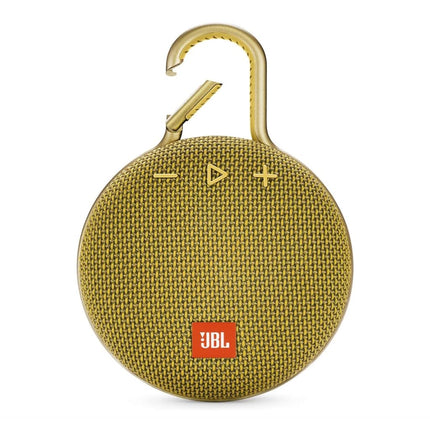 JBL Clip 3 Portable Waterproof Wireless Bluetooth Speaker | Mustard Yellow