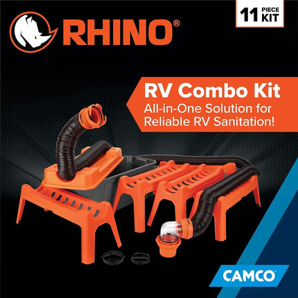 Camco Rhino Ultimate 20' RV Sewer Hose Combo Kit - Made in the USA