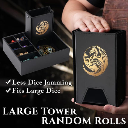 Soar Forge All-in-One Game Roamer - Dice Tray & Tower for DND and RPG