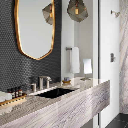Moen T2472EPBN Genta Posi-Temp Pressure Balancing Eco-Performance Modern Shower Only Trim Without Valve, Brushed Nickel