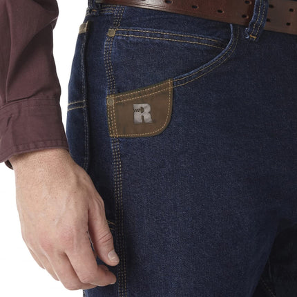 Wrangler Men's Lined Relaxed Fit Jean, Antique Indigo, 40W x 32L