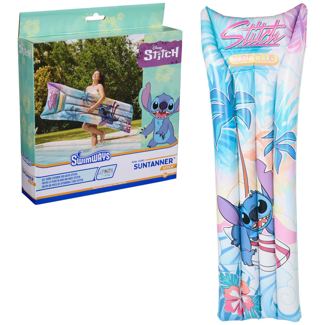 Swimways Stitch Suntanner Pool Float, Inflatable P