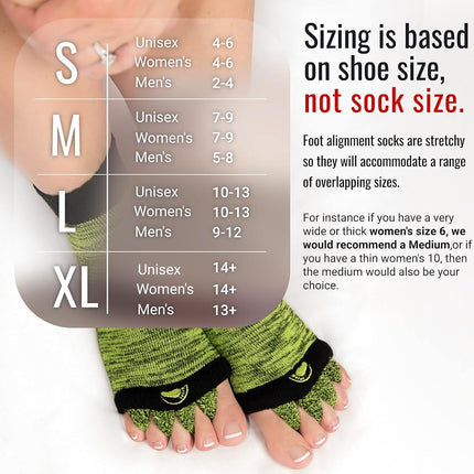 My Happy Feet The Original Foot Alignment Socks MULTICOLOR S