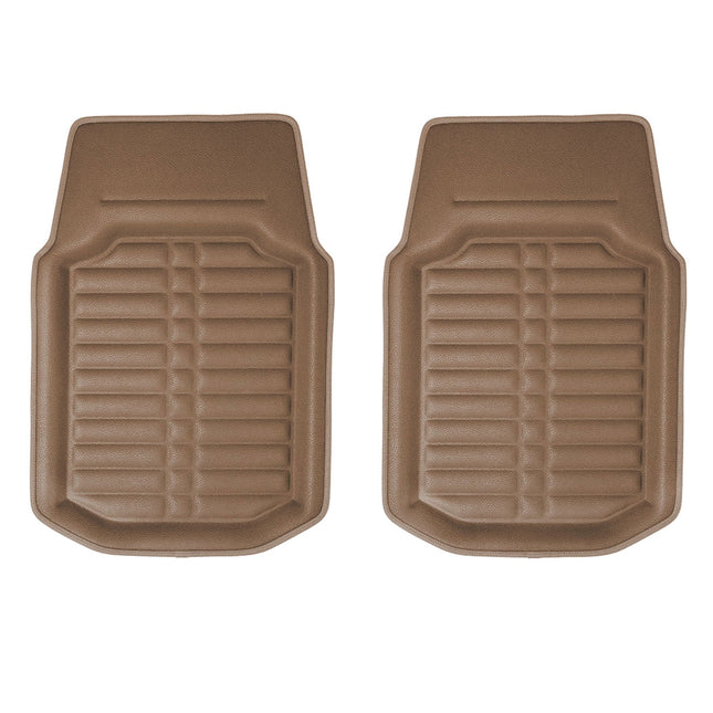 FH GROUP fh-f14407 Premium Carpet Mats – Fit most Truck, Suv, or Van Smooth Beige