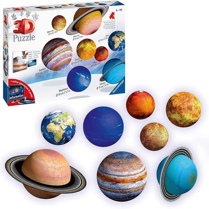 Ravensburger 3D Puzzle Ball - Solar System - Ages 