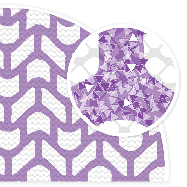 3M Xtract Cubitron II Net Disc 710W,Dust Free Sanding, 80+, 120+, 180+, 220+, 240+, 320+, 5 in x NH (127 mm x NH),1 Multipack with 12 Discs, Purple